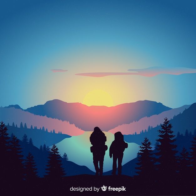 Detail Pendaki Gunung Vector Nomer 11