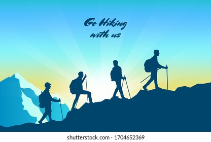 Detail Pendaki Gunung Vector Nomer 29
