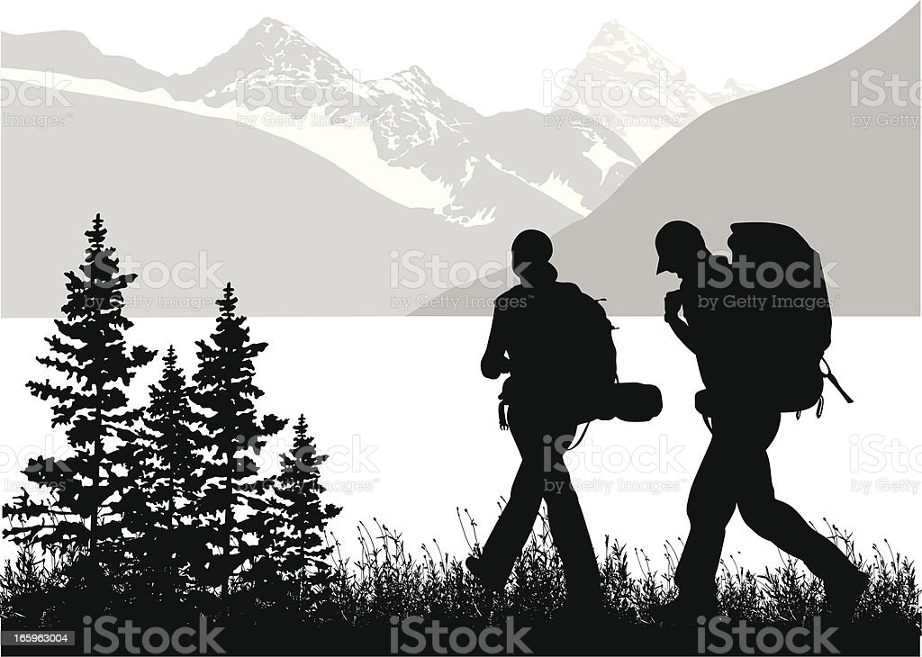 Detail Pendaki Gunung Vector Nomer 31