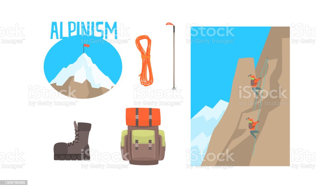 Detail Pendaki Gunung Vector Nomer 33