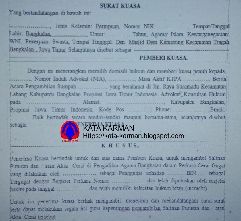 Detail Pengambilan Surat Cerai Bisa Diwakilkan Nomer 3