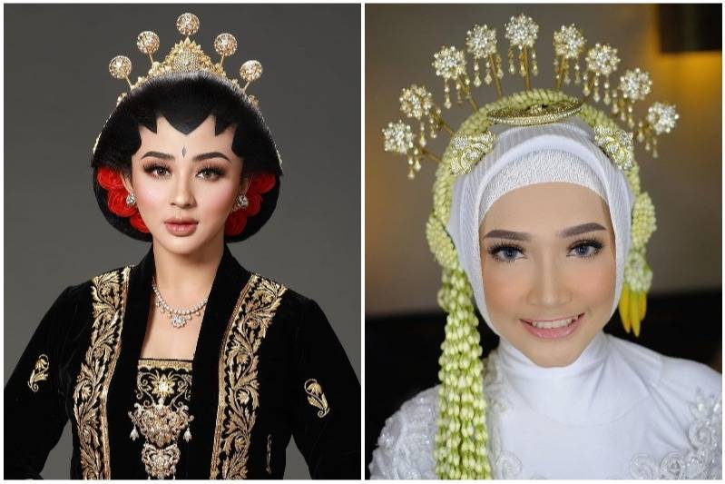 Detail Pengantin Berhijab Adat Jawa Nomer 25