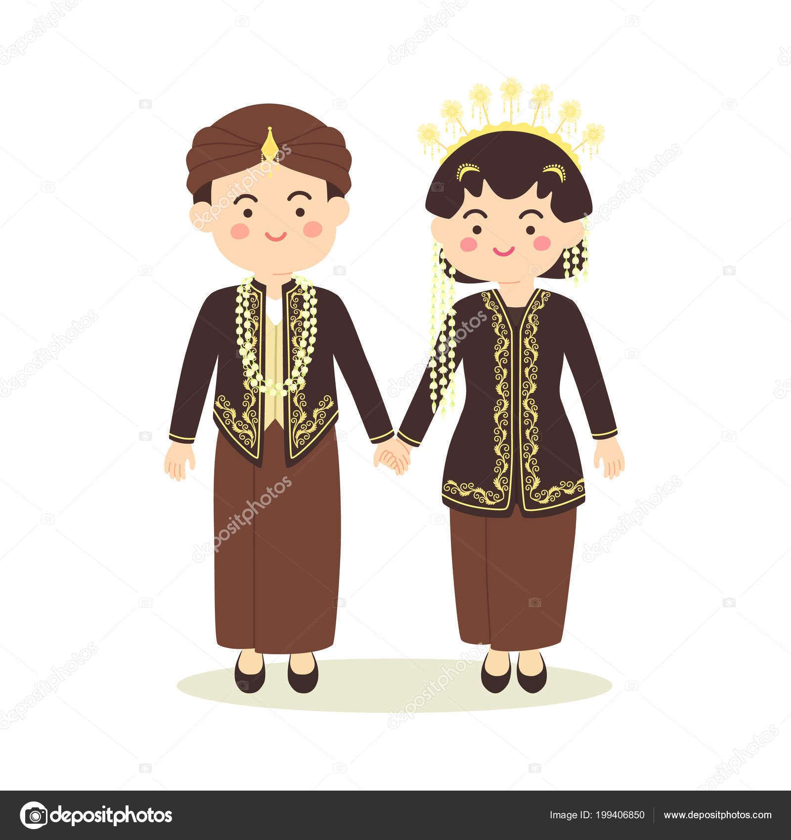 Pengantin Jawa Kartun - KibrisPDR