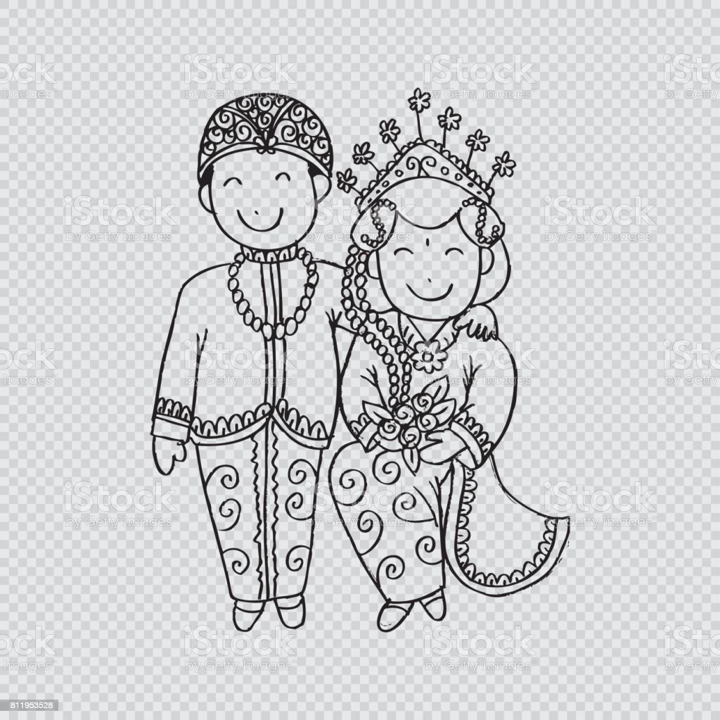 Detail Pengantin Jawa Kartun Nomer 18