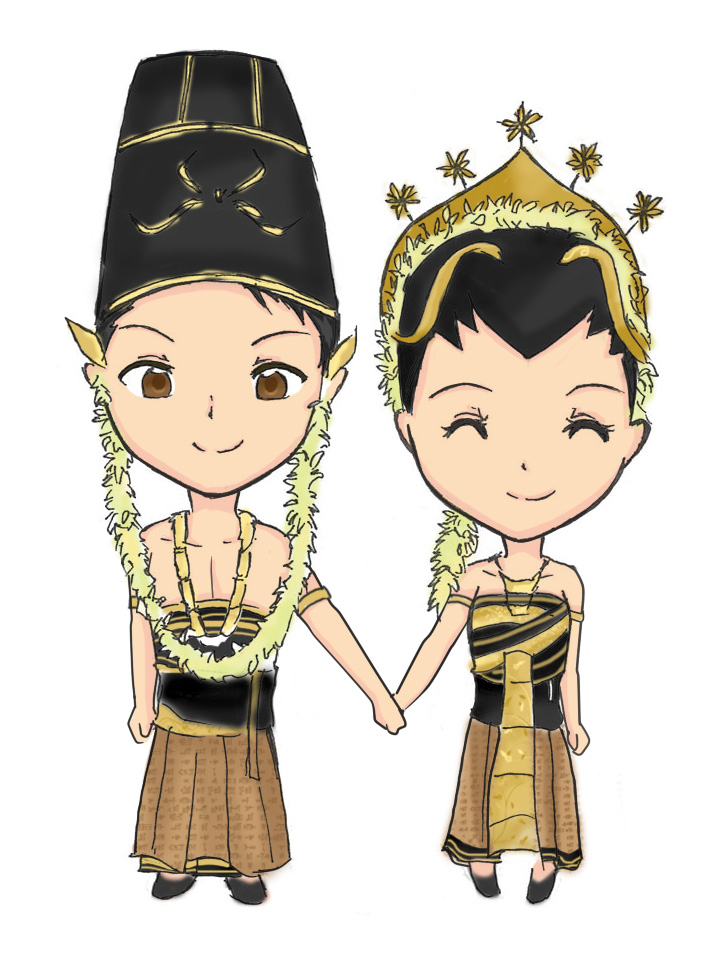 Detail Pengantin Jawa Kartun Nomer 3