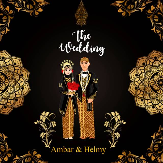 Detail Pengantin Jawa Kartun Nomer 28