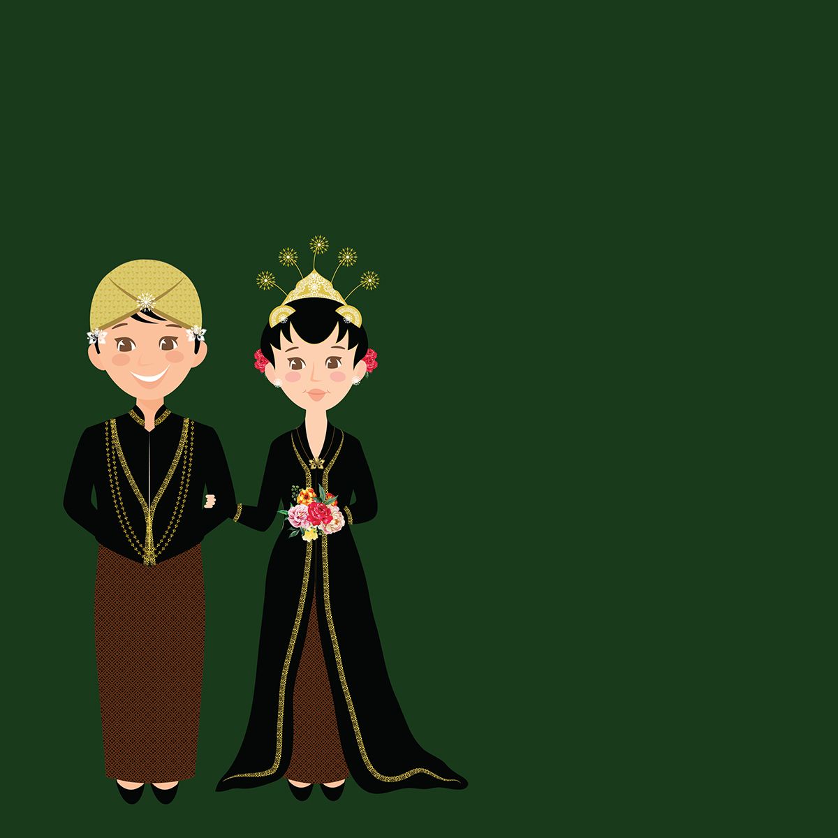 Detail Pengantin Jawa Kartun Nomer 4