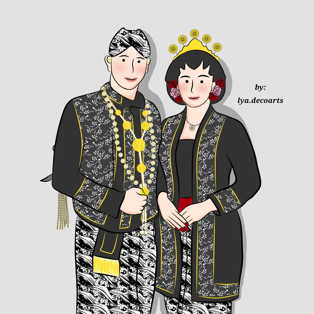 Detail Pengantin Jawa Kartun Nomer 40