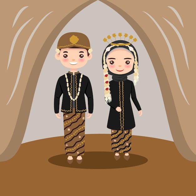 Detail Pengantin Jawa Kartun Nomer 44