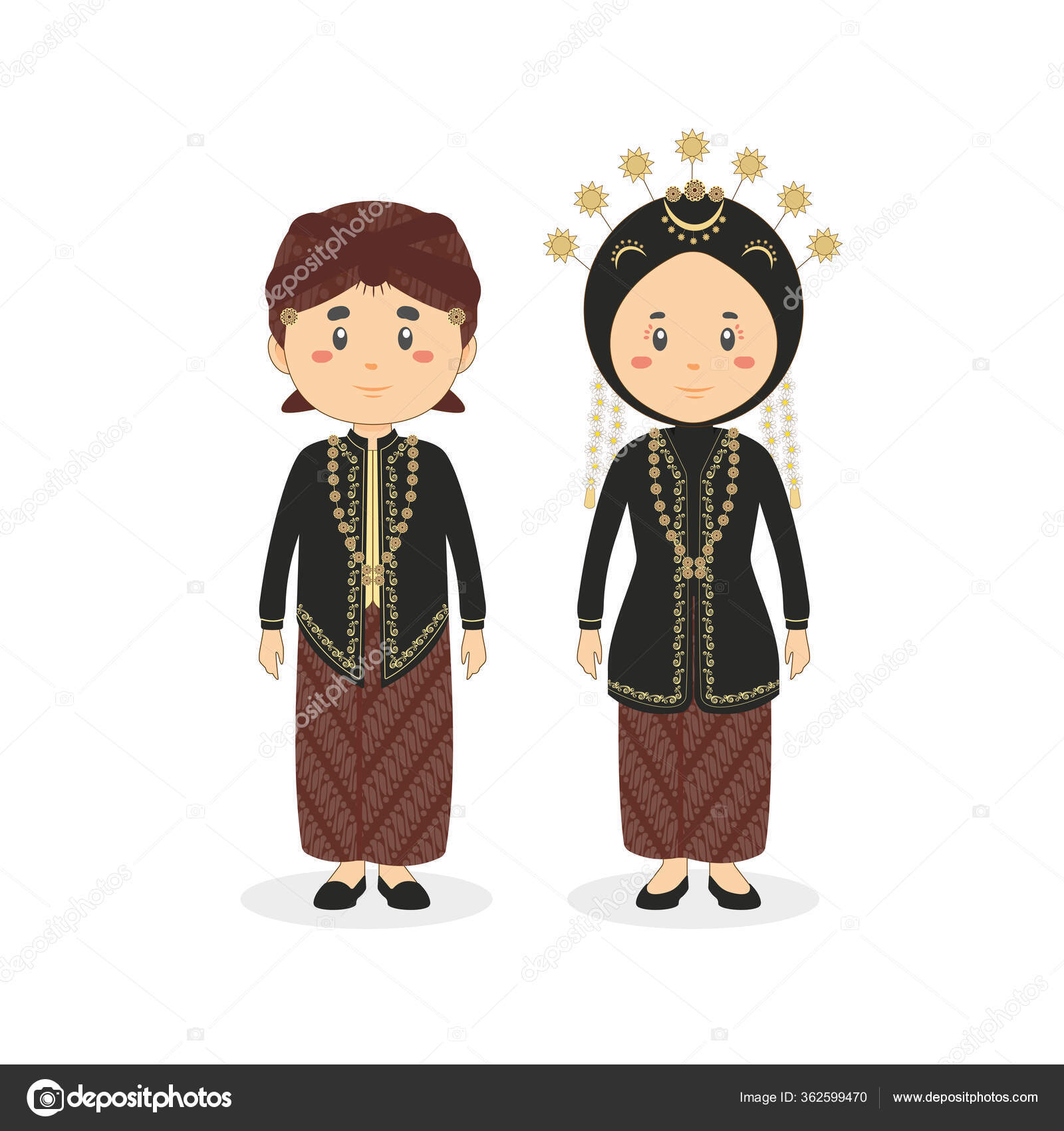 Detail Pengantin Jawa Kartun Nomer 10