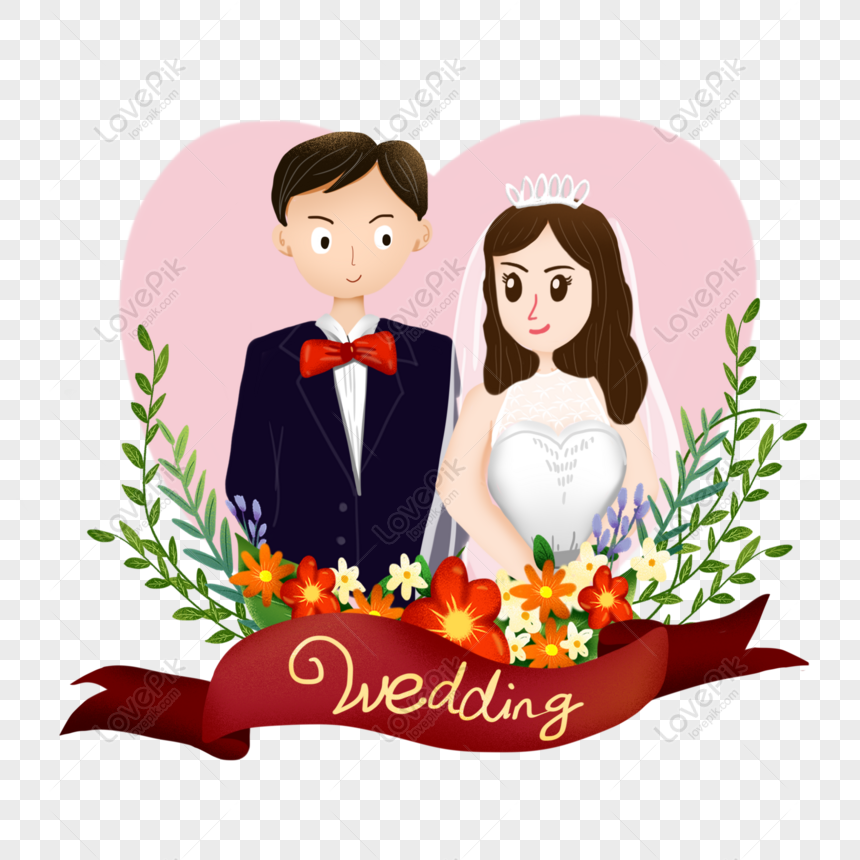 Detail Pengantin Kartun Png Nomer 51