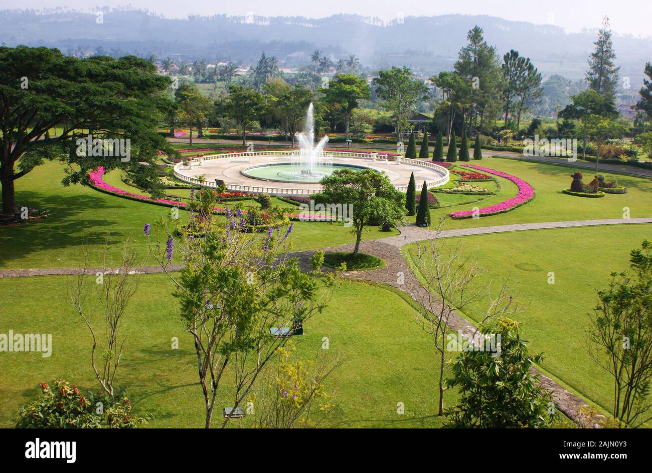 Detail Lukisan Pemandangan Taman Rekreasi Nomer 42