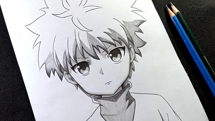 Detail Lukisan Pensil Anime Nomer 16