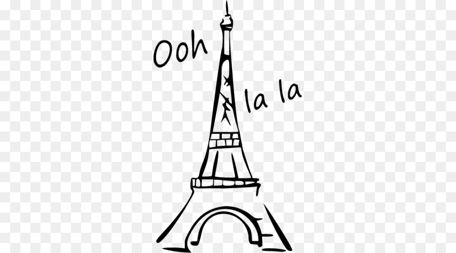 Detail Lukisan Pensil Menara Eiffel Nomer 12