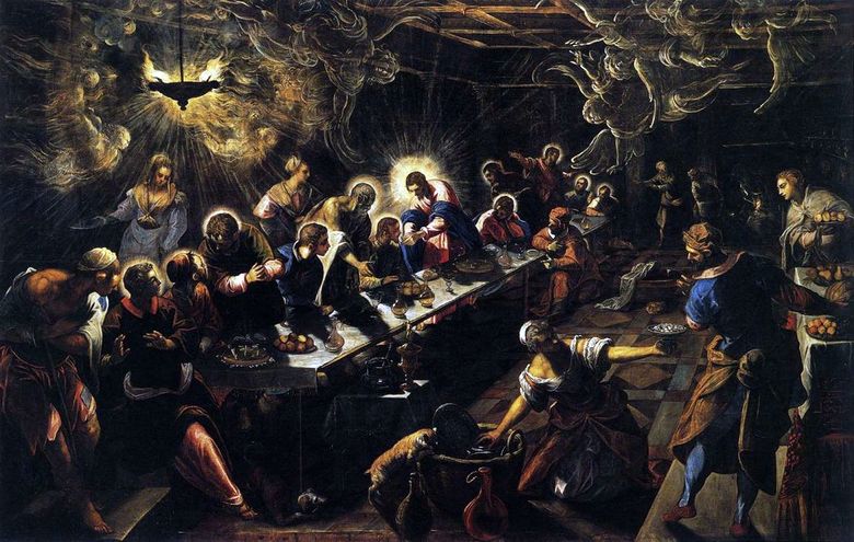 Detail Lukisan Perjamuan Terakhir Nomer 27