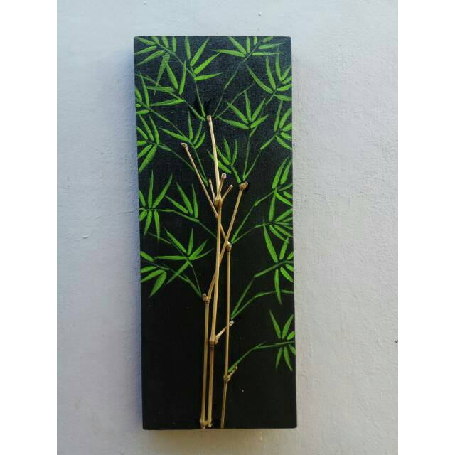 Detail Lukisan Pohon Bambu Di Dinding Nomer 13