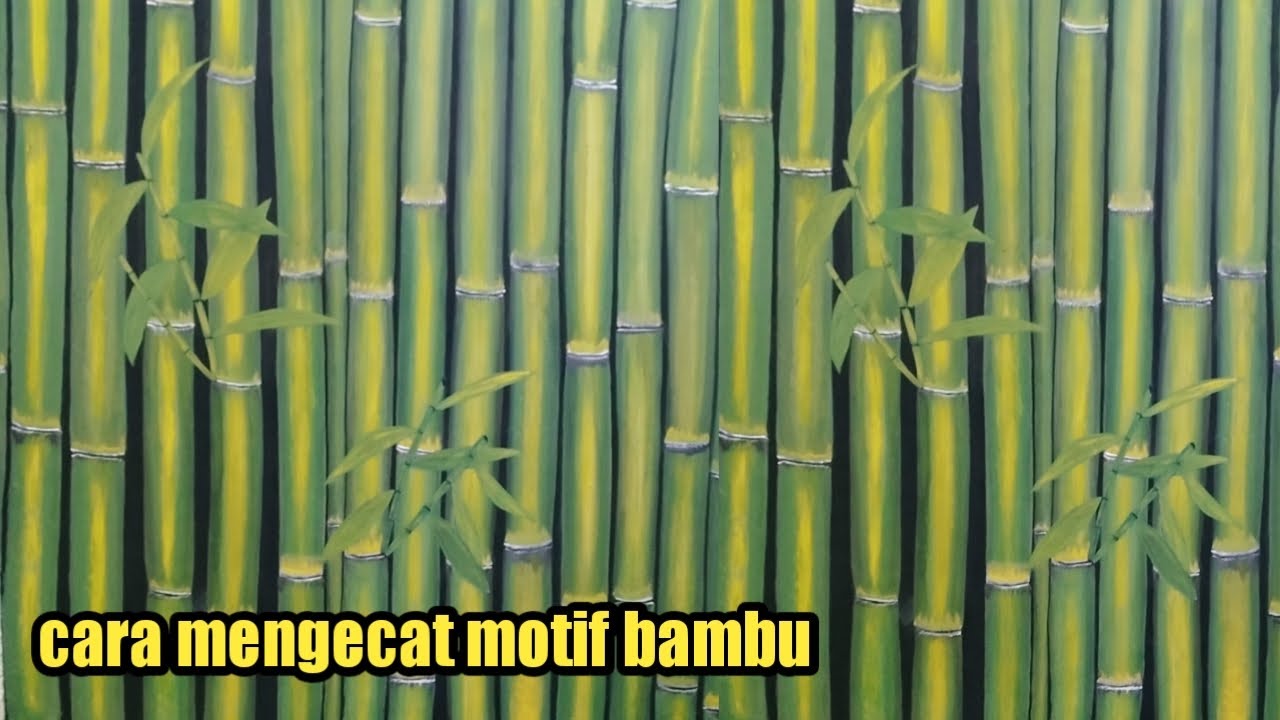 Detail Lukisan Pohon Bambu Di Dinding Nomer 24