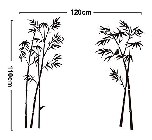 Detail Lukisan Pohon Bambu Hitam Putih Nomer 39