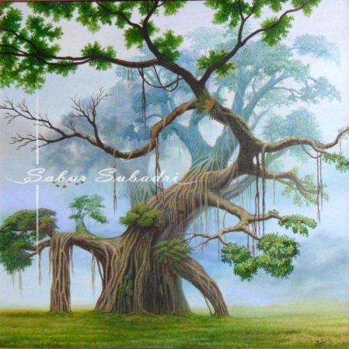 Detail Lukisan Pohon Besar Nomer 51