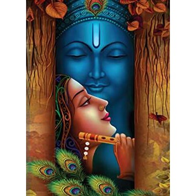 Detail Lukisan Radha Krishna Nomer 36