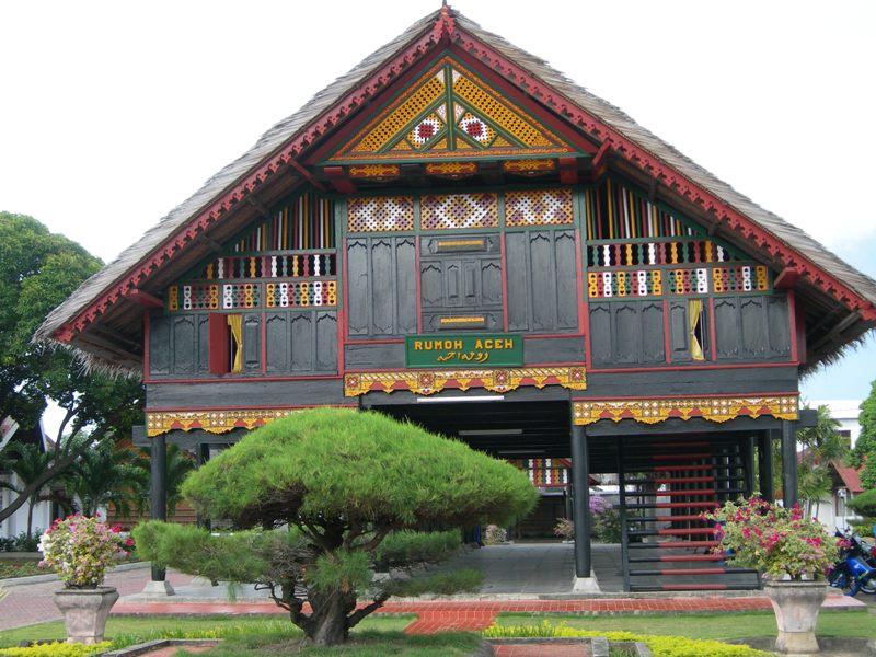 Detail Lukisan Rumah Adat Aceh Nomer 15