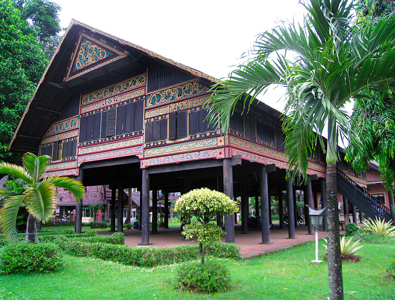 Detail Lukisan Rumah Adat Aceh Nomer 25