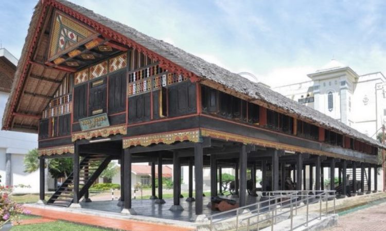 Detail Lukisan Rumah Adat Aceh Nomer 27