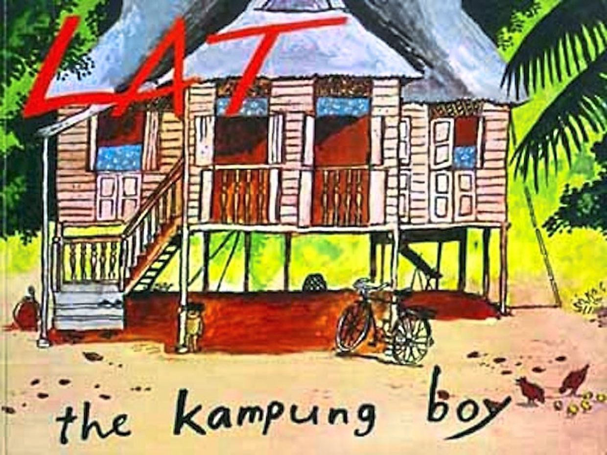 Detail Lukisan Rumah Kampung Nomer 12