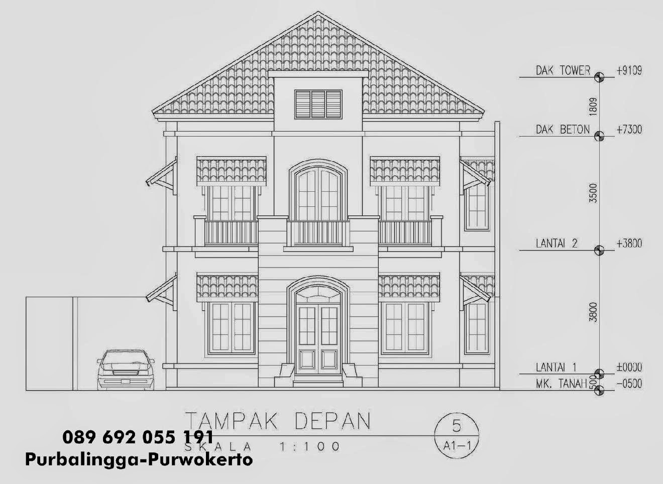 Detail Lukisan Rumah Sederhana Pensil Nomer 49