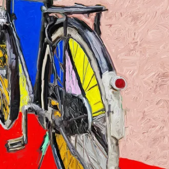 Detail Lukisan Sepeda Ontel Nomer 10