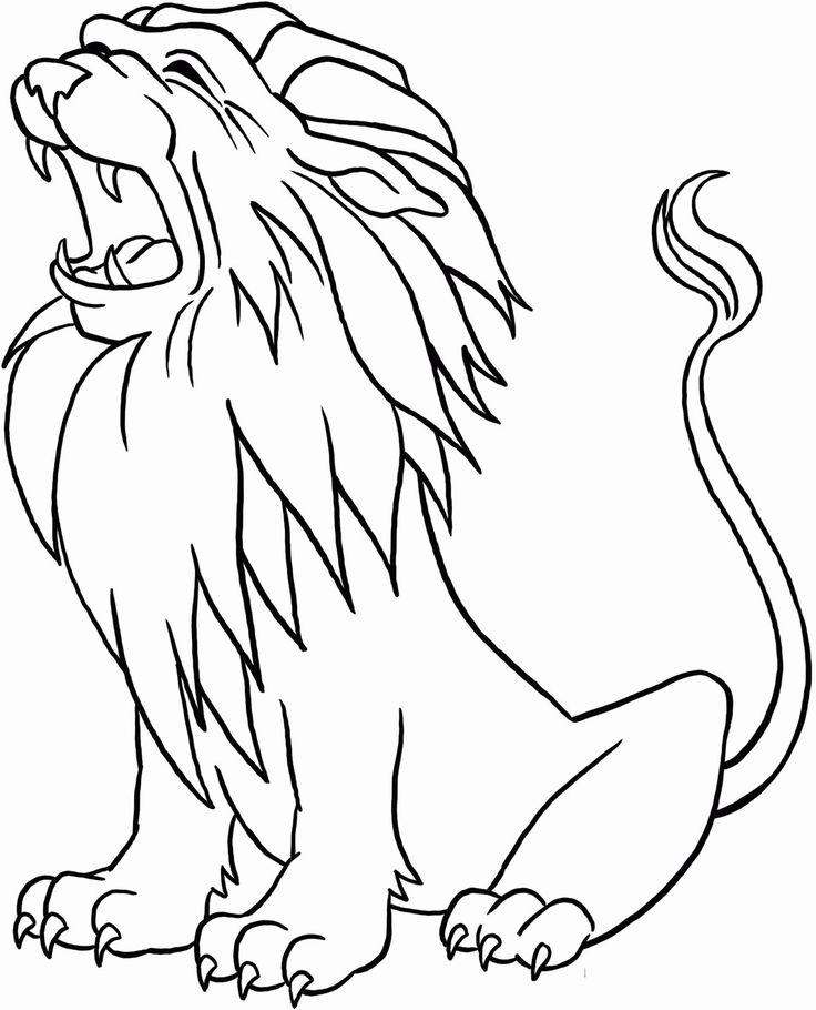 Detail Lukisan Singa Hitam Putih Nomer 11