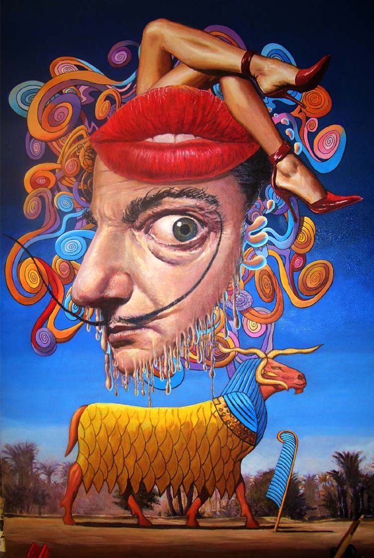 Detail Lukisan Surealisme Salvador Dali Nomer 5