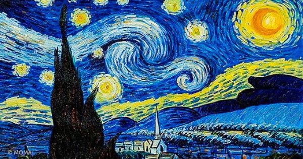 Detail Lukisan The Starry Night Nomer 3
