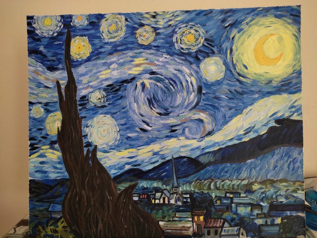 Detail Lukisan The Starry Night Nomer 46