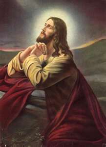 Detail Lukisan Tuhan Yesus Berdoa Nomer 15