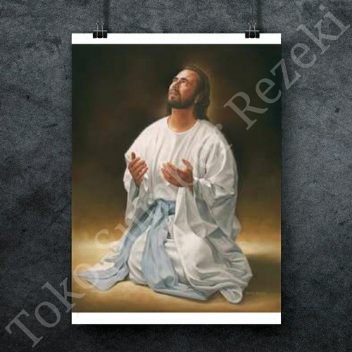 Detail Lukisan Tuhan Yesus Berdoa Nomer 19