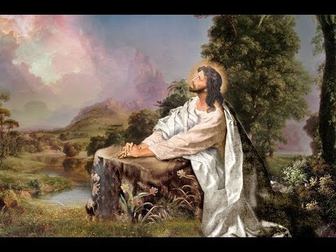 Detail Lukisan Tuhan Yesus Berdoa Nomer 21