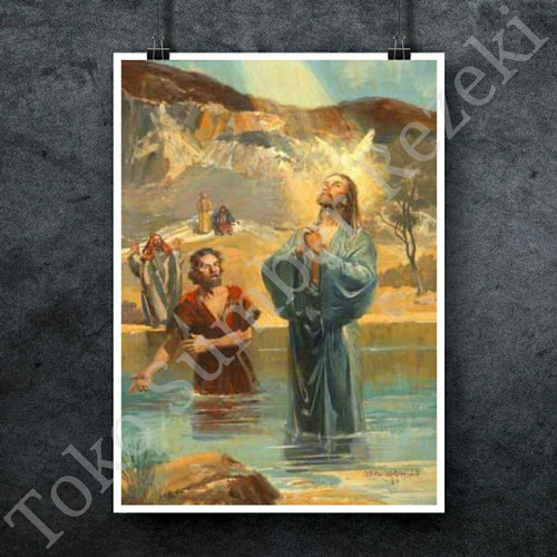 Detail Lukisan Tuhan Yesus Berdoa Nomer 27