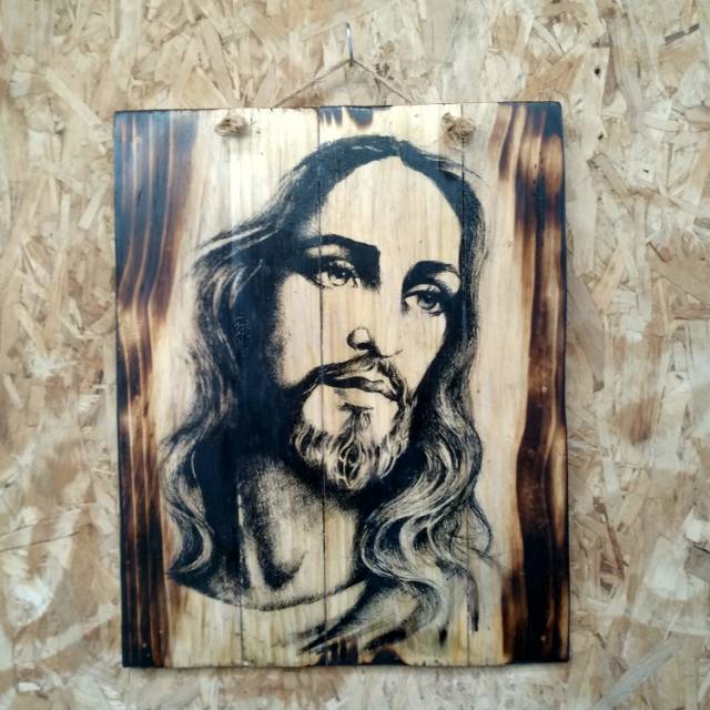 Detail Lukisan Tuhan Yesus Berdoa Nomer 35