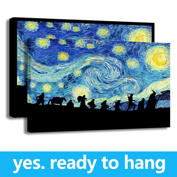 Detail Lukisan Van Gogh Starry Night Nomer 14