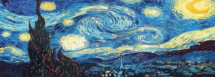 Detail Lukisan Van Gogh Starry Night Nomer 6
