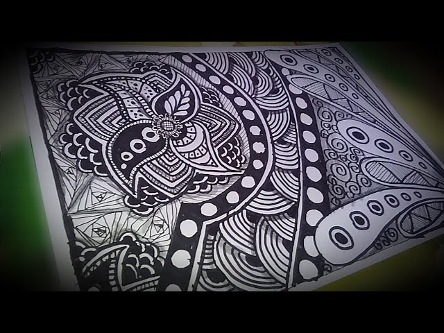 Detail Lukisan Vignet Mudah Nomer 4