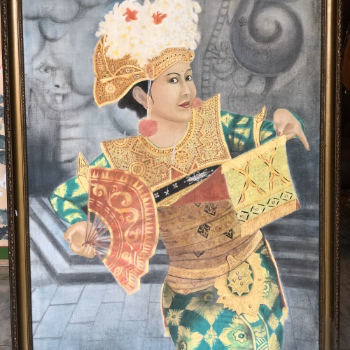 Detail Lukisan Wanita Bali Nomer 44