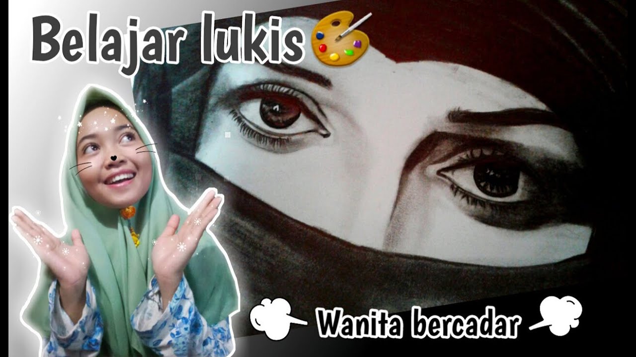 Detail Lukisan Wanita Bercadar Nomer 21