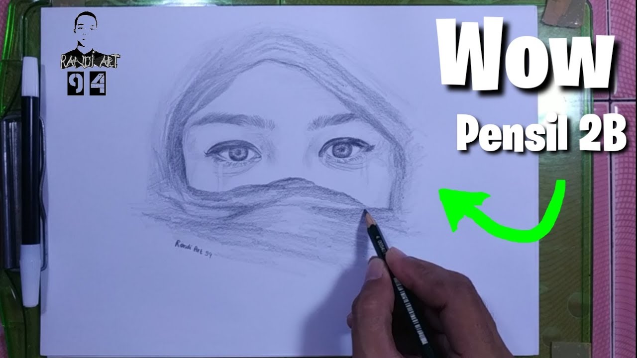 Detail Lukisan Wanita Dengan Pensil Nomer 38