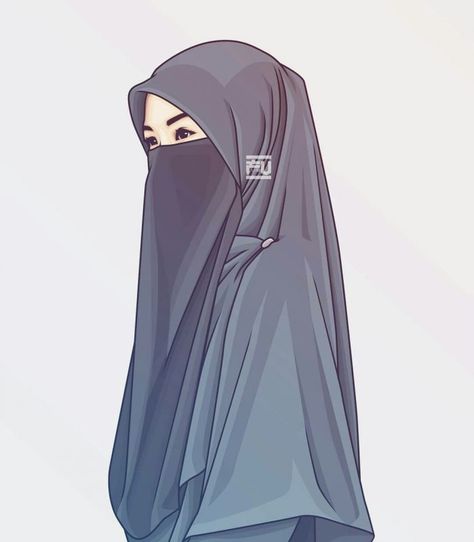 Detail Lukisan Wanita Muslimah Nomer 12