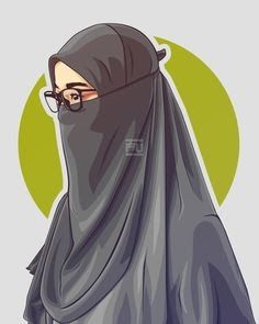 Detail Lukisan Wanita Muslimah Nomer 7