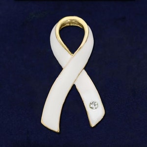 Detail Lung Cancer Ribbon Pin Nomer 34