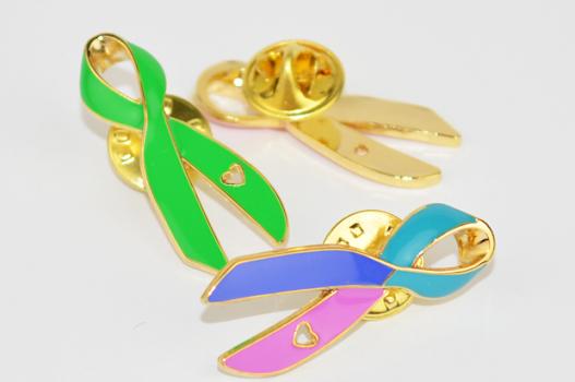 Detail Lung Cancer Ribbon Pin Nomer 37