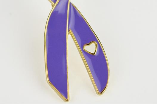 Detail Lung Cancer Ribbon Pin Nomer 53